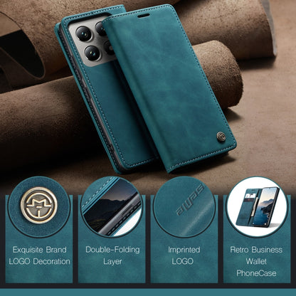 For Xiaomi 14T Pro CaseMe 013 Multifunctional Horizontal Flip Leather Phone Case(Blue) - 14T Pro Cases by CaseMe | Online Shopping South Africa | PMC Jewellery | Buy Now Pay Later Mobicred