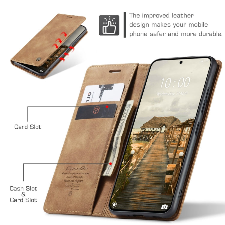 For Xiaomi 14T Pro CaseMe 013 Multifunctional Horizontal Flip Leather Phone Case(Brown) - 14T Pro Cases by CaseMe | Online Shopping South Africa | PMC Jewellery | Buy Now Pay Later Mobicred