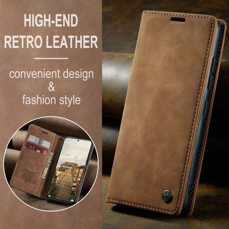 For Xiaomi 14T Pro CaseMe 013 Multifunctional Horizontal Flip Leather Phone Case(Brown) - 14T Pro Cases by CaseMe | Online Shopping South Africa | PMC Jewellery | Buy Now Pay Later Mobicred