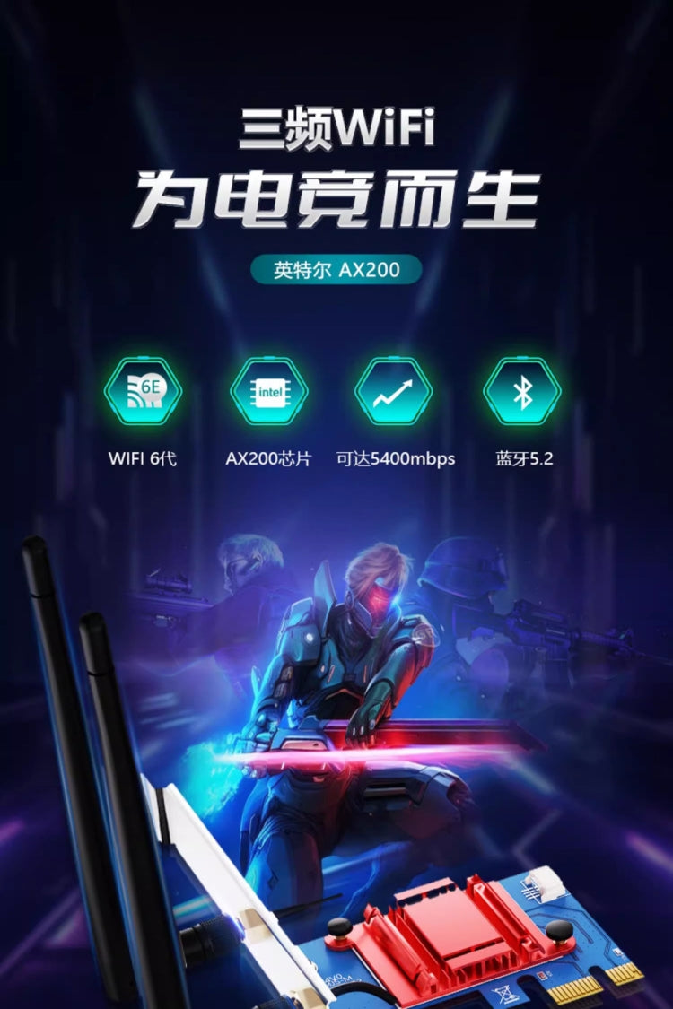 AC1200 Dual Band Gigabit WiFi 5 WiFi 6 WiFi 7 Wireless Card - USB Network Adapter by PMC TechLife | Online Shopping South Africa | PMC TechLife | Buy Now Pay Later Mobicred