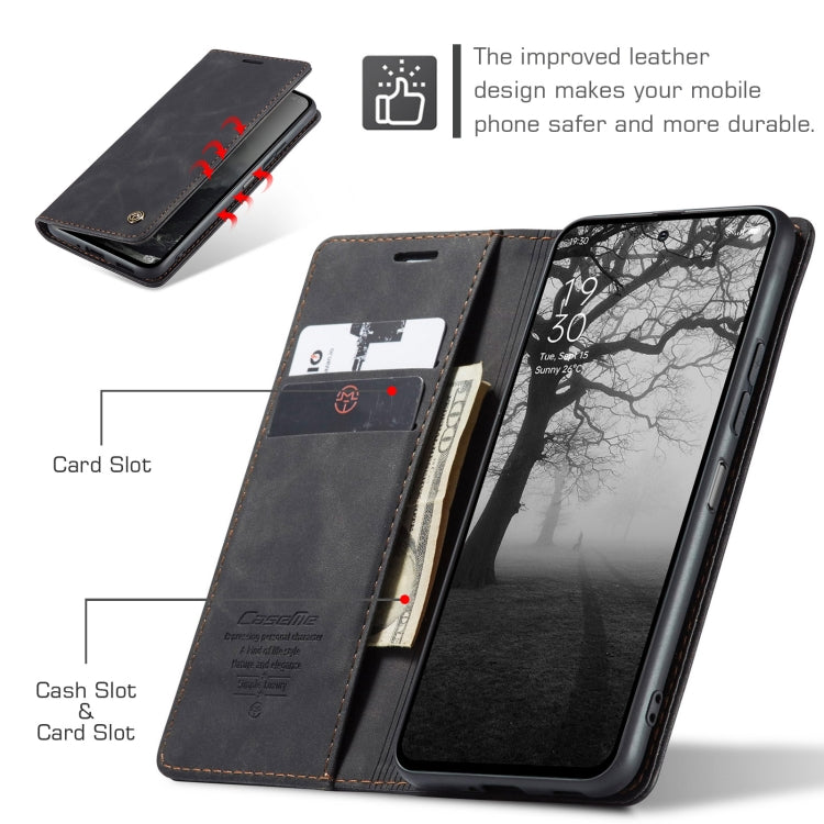 For Redmi 14C CaseMe 013 Multifunctional Horizontal Flip Leather Phone Case(Black) - 14C Cases by CaseMe | Online Shopping South Africa | PMC Jewellery | Buy Now Pay Later Mobicred