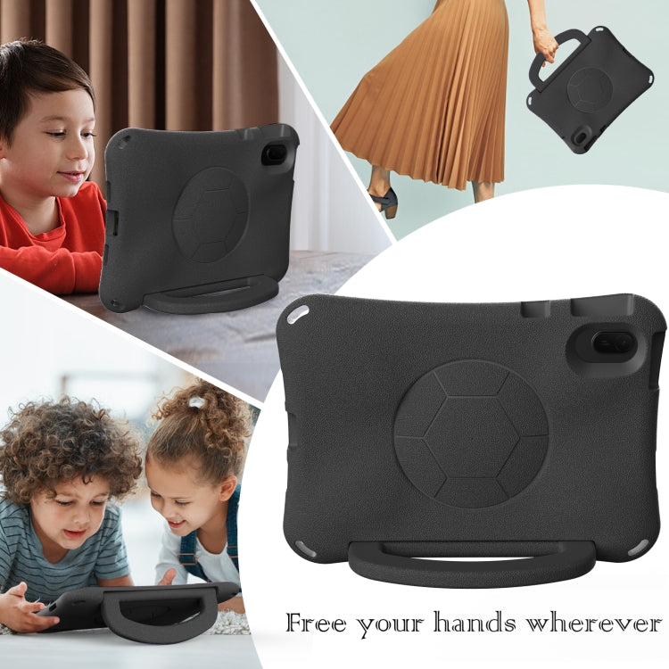 For Honor Pad V7 11 2021 Handle Football Shaped EVA Shockproof Tablet Case(Black) - Honor by PMC TechLife | Online Shopping South Africa | PMC TechLife | Buy Now Pay Later Mobicred