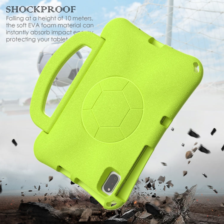 For Huawei MatePad 10.4 2020 / 2022 Handle Football Shaped EVA Shockproof Tablet Case(Grass Green) - Huawei by PMC TechLife | Online Shopping South Africa | PMC TechLife | Buy Now Pay Later Mobicred