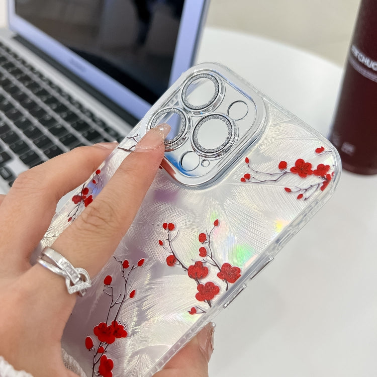 For iPhone 16e Electroplating Flower Texture Wristband TPU Phone Case(Yellow Wildflower SH6) - iPhone 16e Cases by PMC TechLife | Online Shopping South Africa | PMC TechLife | Buy Now Pay Later Mobicred