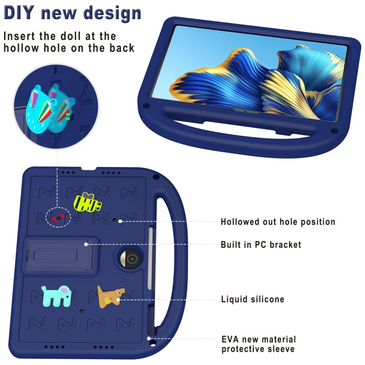 For Honor Pad 9 12.1 Cartoon Sparrow EVA Shockproof Tablet Case(Navy Blue) - Honor by PMC TechLife | Online Shopping South Africa | PMC TechLife | Buy Now Pay Later Mobicred