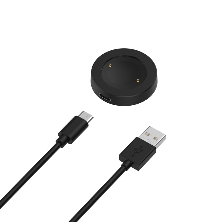 For Honor Watch 5 USB Port Split Magnetic Watch Charging Cable(Black) - Charger by PMC TechLife | Online Shopping South Africa | PMC TechLife | Buy Now Pay Later Mobicred