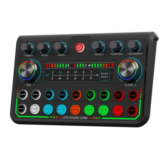 P99 Live Streaming Sound Card with DJ Mixer Voice Converter Audio Mixer - Live Sound Effects Processors by PMC Jewellery | Online Shopping South Africa | PMC Jewellery | Buy Now Pay Later Mobicred