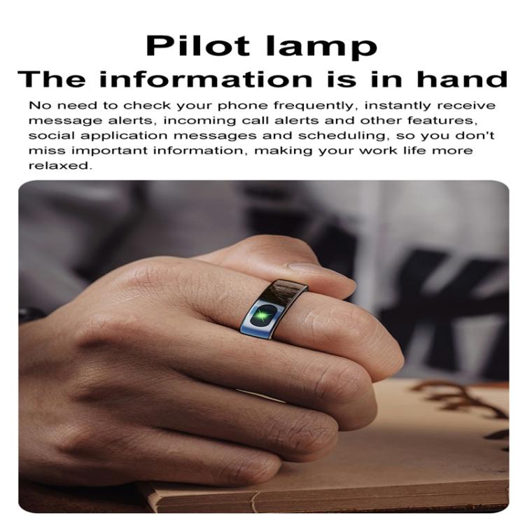 R08 SIZE 7 Smart Ring, Support Heart Rate / Blood Oxygen / Sleep / Multiple Sports Modes(Silver) - free shipping - PMC TechLife - Order now!