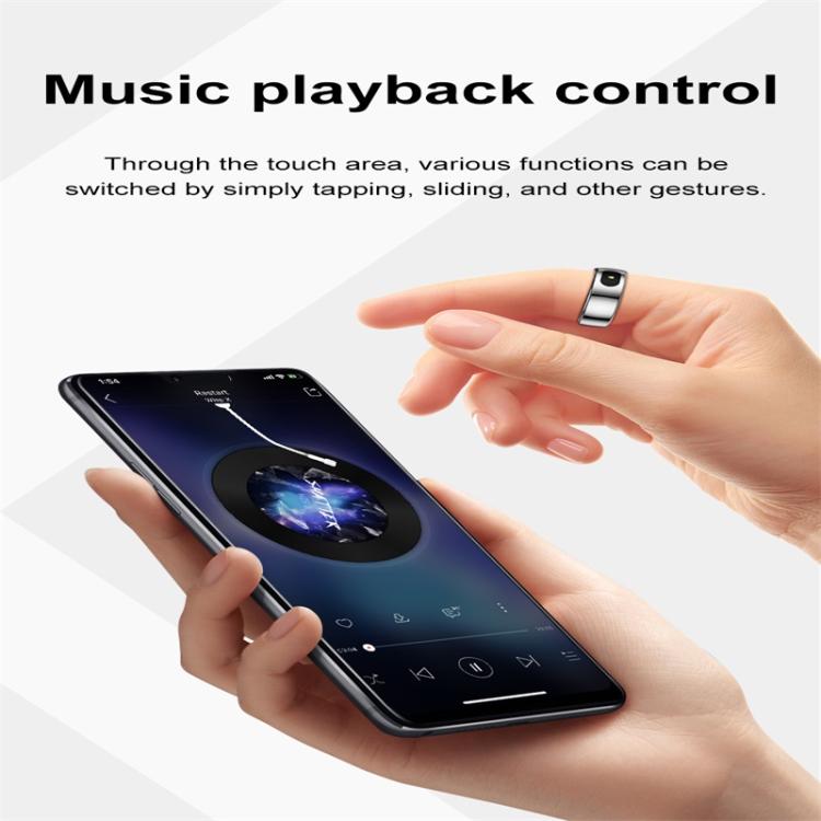 R08 SIZE 8 Smart Ring, Support Heart Rate / Blood Oxygen / Sleep / Multiple Sports Modes(Silver) - free shipping - PMC TechLife - Order now!