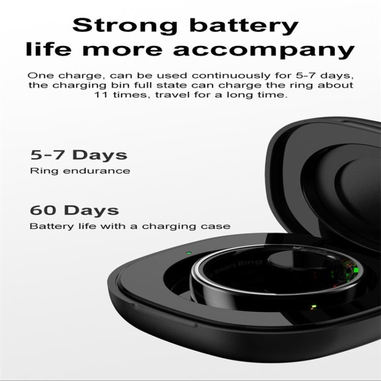 R08 SIZE 8 Smart Ring, Support Heart Rate / Blood Oxygen / Sleep / Multiple Sports Modes(Silver) - free shipping - PMC TechLife - Order now!
