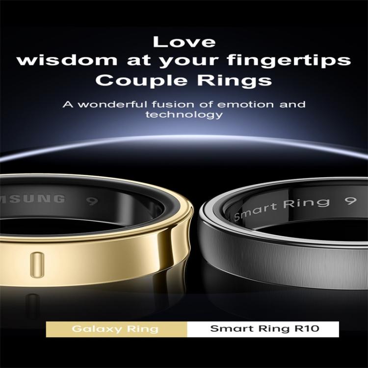 R10 SIZE 10 Smart Ring, Support Heart Rate / Blood Oxygen / Sleep / Multiple Sports Modes(Rose Gold) - free shipping - PMC TechLife - Order now!