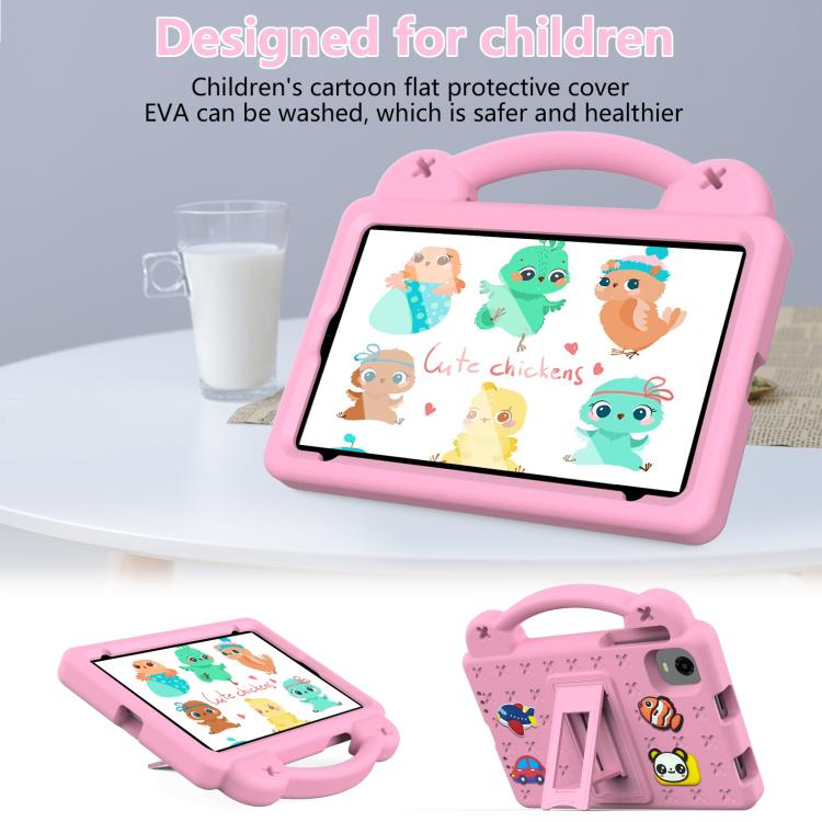 For Alldocube iPlay 60 Mini Pro Handle Kickstand Children EVA Shockproof Tablet Case(Pink) - CUBE by PMC TechLife | Online Shopping South Africa | PMC TechLife | Buy Now Pay Later Mobicred