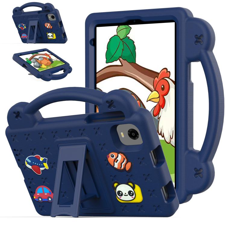For Alldocube iPlay 60 Mini Pro Handle Kickstand Children EVA Shockproof Tablet Case(Navy Blue) - CUBE by PMC TechLife | Online Shopping South Africa | PMC TechLife | Buy Now Pay Later Mobicred