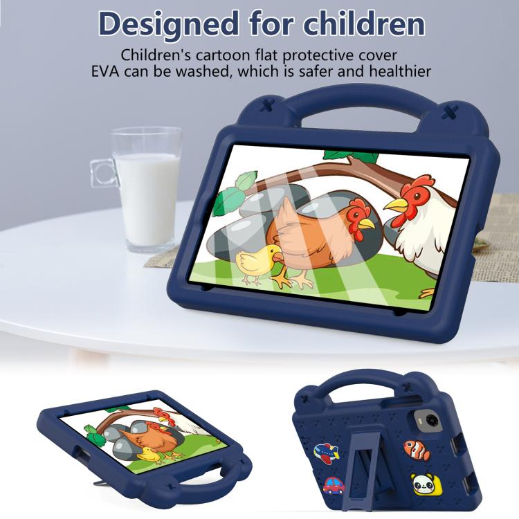 For Alldocube iPlay 60 Mini Pro Handle Kickstand Children EVA Shockproof Tablet Case(Navy Blue) - CUBE by PMC TechLife | Online Shopping South Africa | PMC TechLife | Buy Now Pay Later Mobicred
