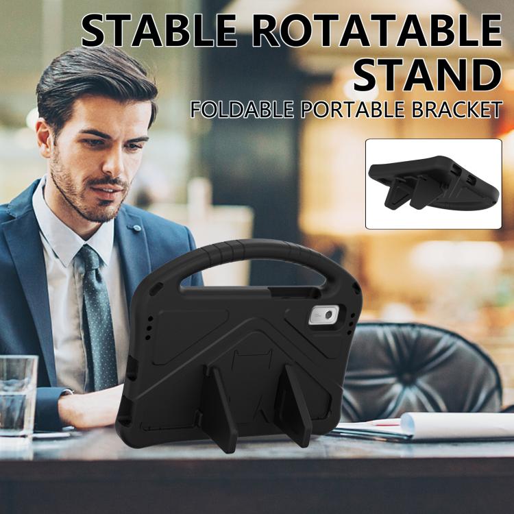 For NEC Lavie Tab T9 9 inch 2024 EVA Shockproof Tablet Case with Holder(Black) - Others by PMC TechLife | Online Shopping South Africa | PMC TechLife | Buy Now Pay Later Mobicred
