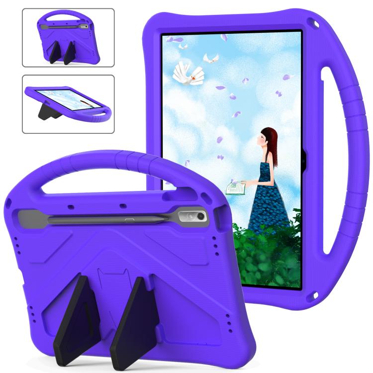 For NEC Lavie Tab T11  T1175FAS EVA Shockproof Tablet Case with Holder(Purple) - Others by PMC TechLife | Online Shopping South Africa | PMC TechLife | Buy Now Pay Later Mobicred