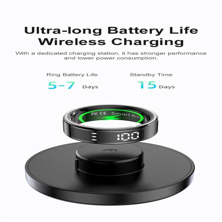 R11 SIZE 8 Smart Ring, Support Heart Rate / Blood Oxygen / Sleep / Multiple Sports Modes(Rose Gold) - free shipping - PMC TechLife - Order now!