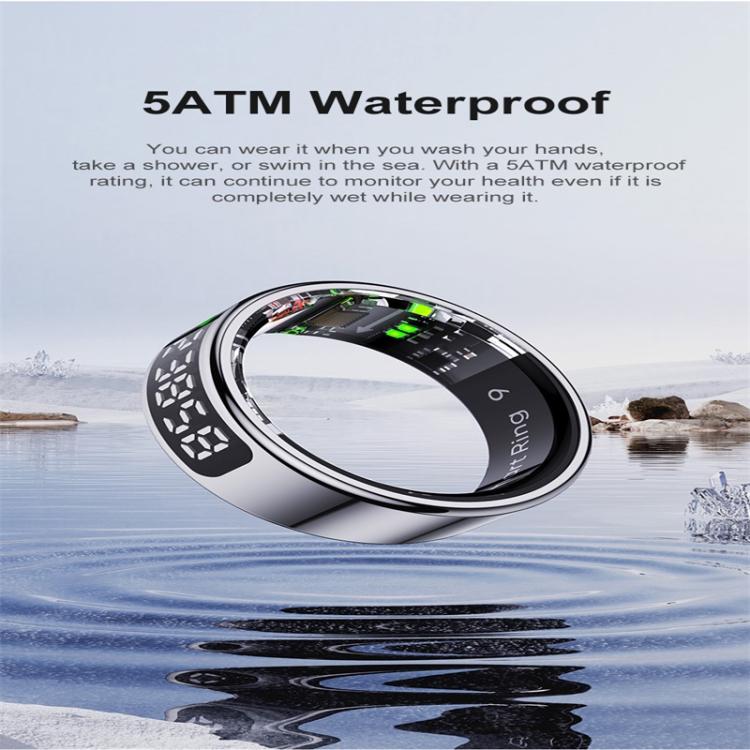 R11 SIZE 9 Smart Ring, Support Heart Rate / Blood Oxygen / Sleep / Multiple Sports Modes(Black) - free shipping - PMC TechLife - Order now!
