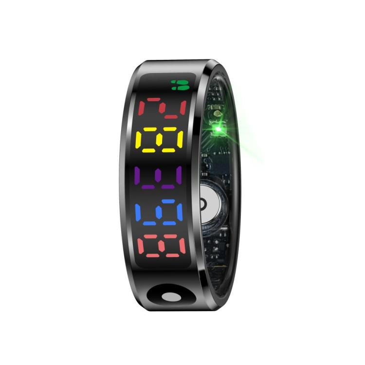 R12 SIZE 9 Smart Ring, Support Heart Rate / Blood Oxygen / Sleep / Multiple Sports Modes(Black) - free shipping - PMC TechLife - Order now!