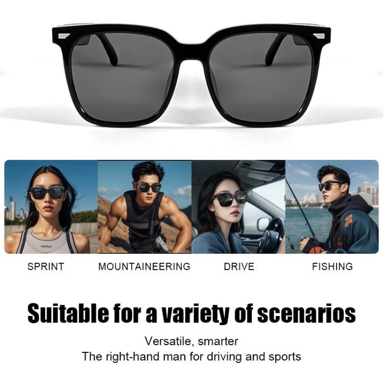 GS01 Smart Glasses, Support Intelligent Driving Navigation / Bluetooth Call(Black) - free shipping - PMC TechLife - Order now!
