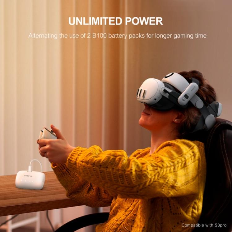 BOBOVR B100 For BOBOVR S3 Pro 10000mAh Replacement Battery VR Head Strap Accessory - VR Accessories by PMC TechLife | Online Shopping South Africa | PMC TechLife | Buy Now Pay Later Mobicred