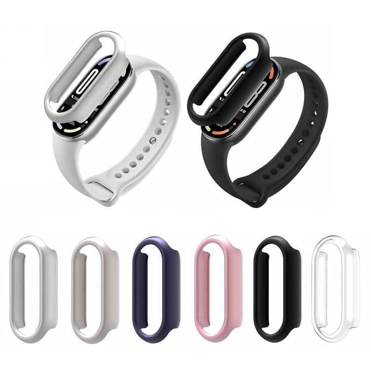 For Xiaomi Smart Band 10 / 10 NFC Half Coverage Hollow PC Watch Protective Cover(Transparent) - free shipping - PMC TechLife - Order now!