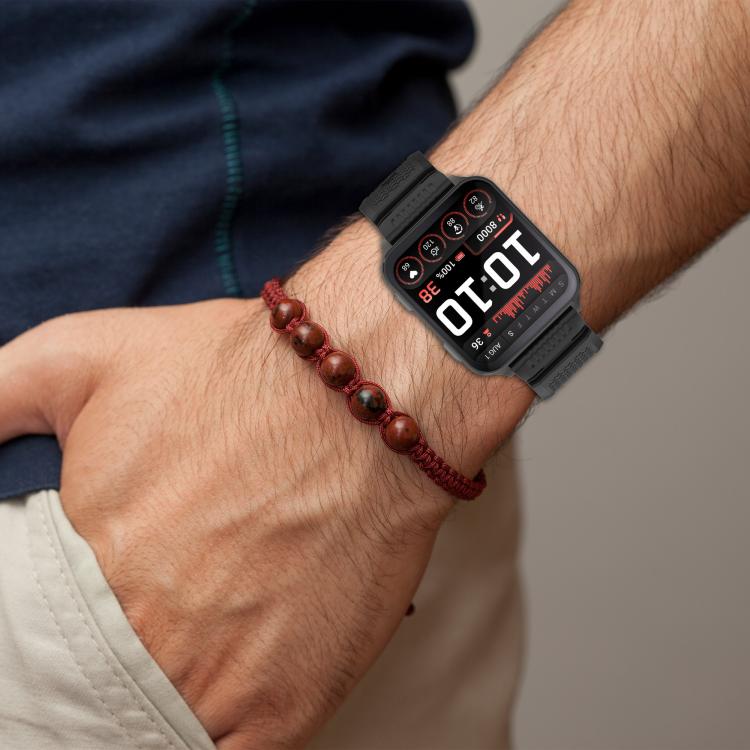 For Garmin Venu X1 Armor Silicone Watch Band(Black) - free shipping - PMC TechLife - Order now!