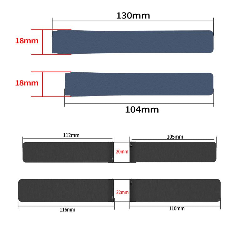 20mm Lychee Texture Soft Magnetic Silicone Watch Band(Milk Tea White) - free shipping - PMC TechLife - Order now!
