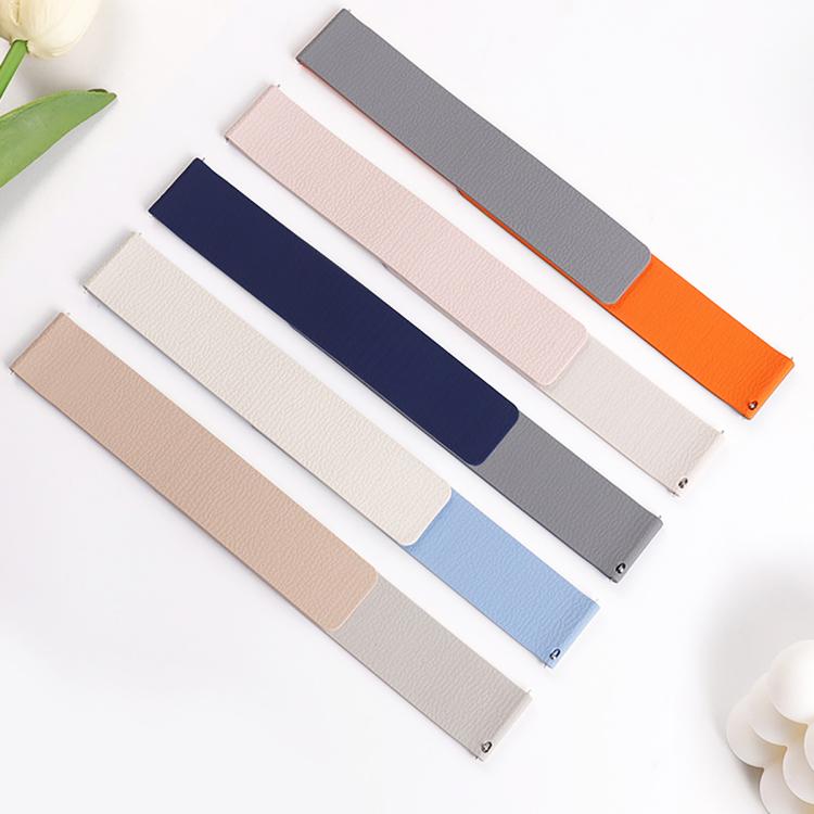 20mm Lychee Texture Soft Magnetic Silicone Watch Band(Starlight) - free shipping - PMC TechLife - Order now!