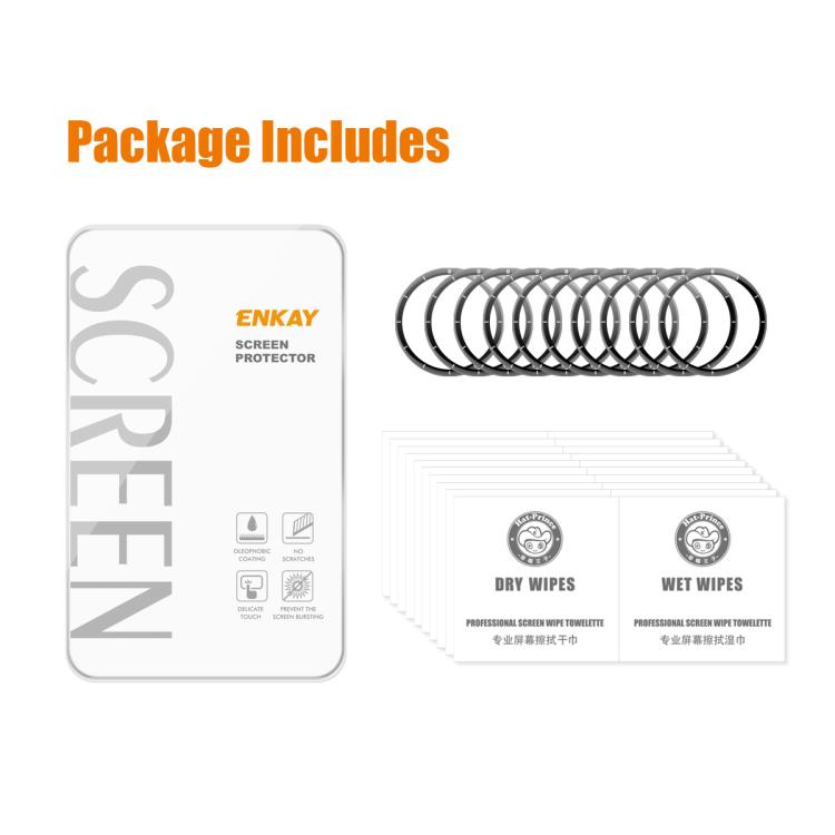 For OnePlus Watch 3 43mm 10pcs ENKAY 3D Full Coverage Soft PC Edge PMMA HD Screen Protector Film - free shipping - PMC TechLife - Order now!