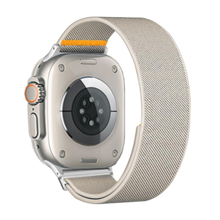 For Apple Watch 46mm / 49mm / 45mm / 44mm Adjustable Single Loop Elastic Nylon Watch Band(Starlight) - free shipping - PMC TechLife - Order now!