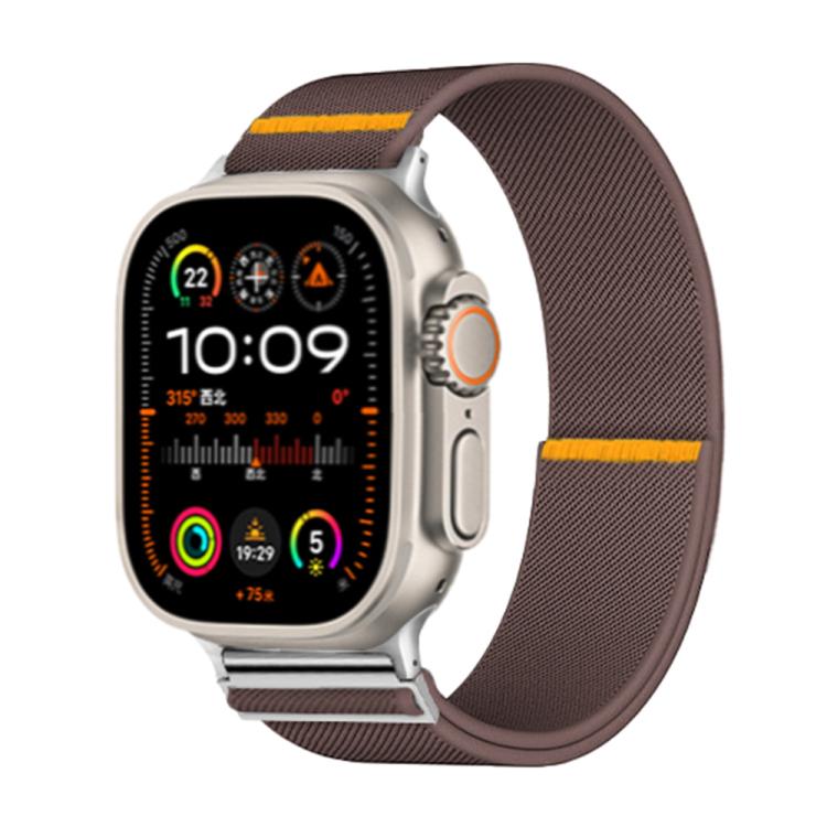 For Apple Watch 42mm / 41mm / 40mm / 38mm Adjustable Single Loop Elastic Nylon Watch Band(Smokey Purple) - free shipping - PMC TechLife - Order now!
