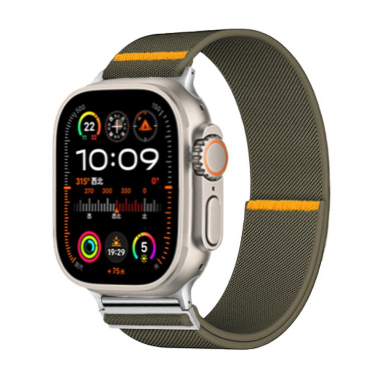 For Apple Watch 42mm / 41mm / 40mm / 38mm Adjustable Single Loop Elastic Nylon Watch Band(Army Green) - free shipping - PMC TechLife - Order now!