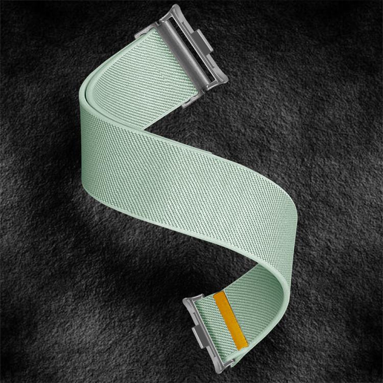 For Xiaomi Smart Band 9 Pro / Redmi Watch 5 Adjustable Single Loop Elastic Nylon Watch Band(Mint Green) - free shipping - PMC TechLife - Order now!