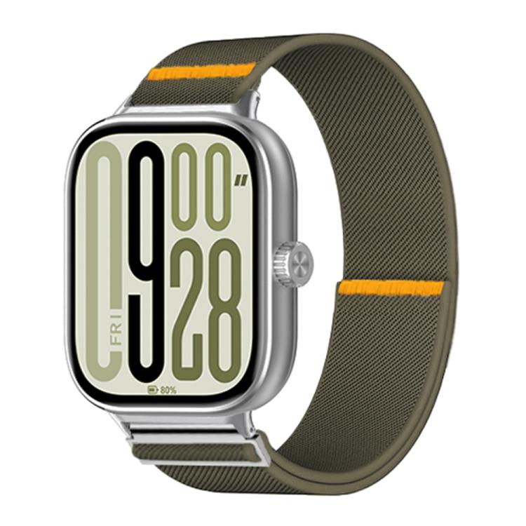 For Xiaomi Smart Band 9 Pro / Redmi Watch 5 Adjustable Single Loop Elastic Nylon Watch Band(Army Green) - free shipping - PMC TechLife - Order now!