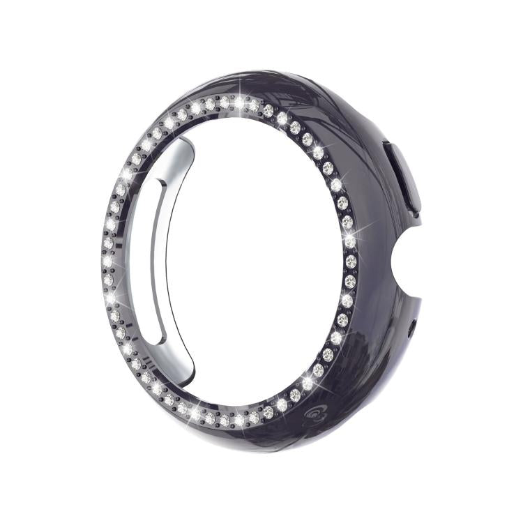 For Google Pixel Watch4 45mm Single Row Diamond Hollow PC Watch Protective Cover(Gun Metal) - free shipping - PMC TechLife - Order now!
