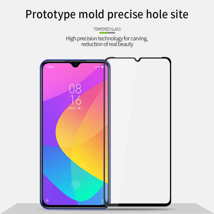 MOFI 9H 3D Explosion-proof Curved Screen Tempered Glass Film for Xiaomi Mi CC9(Black) -  by MOFI | Online Shopping South Africa | PMC Jewellery