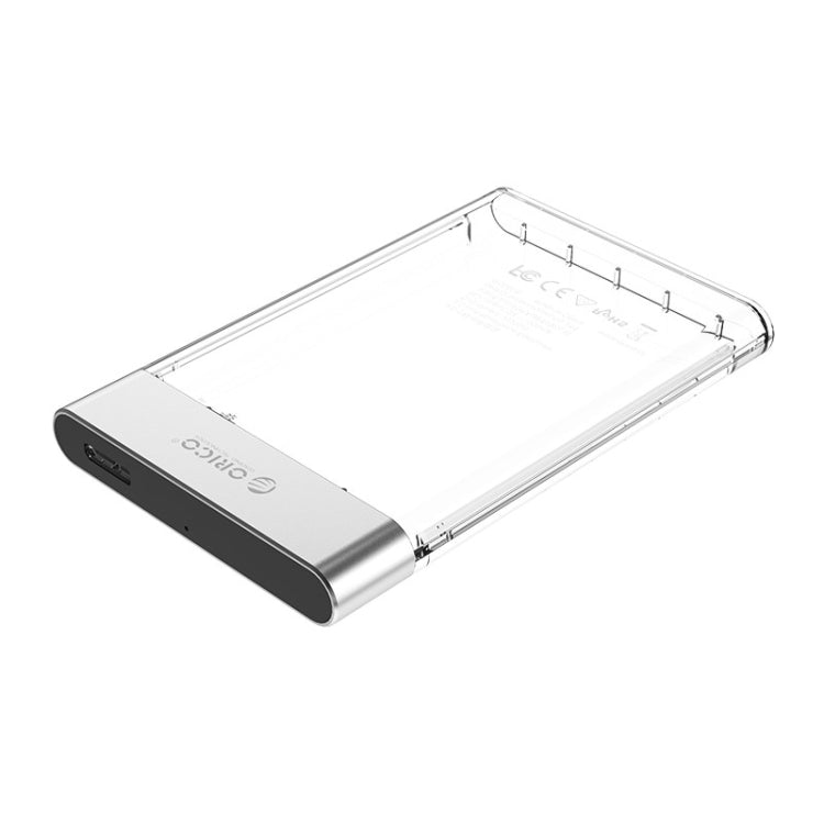 ORICO 2129U3 2.5 inch Transparent USB 3.0 Hard Drive Enclosure - HDD Enclosure by ORICO | Online Shopping South Africa | PMC Jewellery | Buy Now Pay Later Mobicred