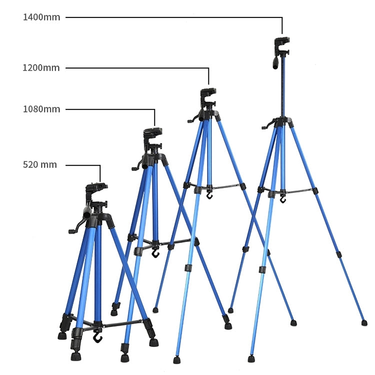 Portable Phone Live Selfie 3366 Tripod Stand DV SLR Camera Self-timer Full Light Bracket(Silver) - Tripods by PMC TechLife | Online Shopping South Africa | PMC TechLife | Buy Now Pay Later Mobicred