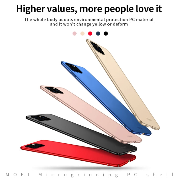 For iPhone 11 Pro MOFI Frosted PC Ultra-thin Hard Case (Red) - iPhone 11 Pro Cases by MOFI | Online Shopping South Africa | PMC Jewellery