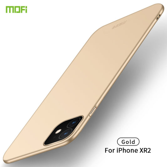 For iPhone 11 MOFI Frosted PC Ultra-thin Hard Case (Gold) - iPhone 11 Cases by MOFI | Online Shopping South Africa | PMC Jewellery