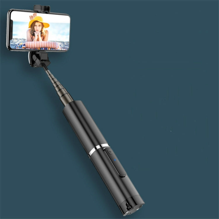 Handheld Wireless Bluetooth Concealed Telescopic Stand One Bluetooth Selfie Stick(Black) - Selfie Sticks by PMC Jewellery | Online Shopping South Africa | PMC Jewellery | Buy Now Pay Later Mobicred