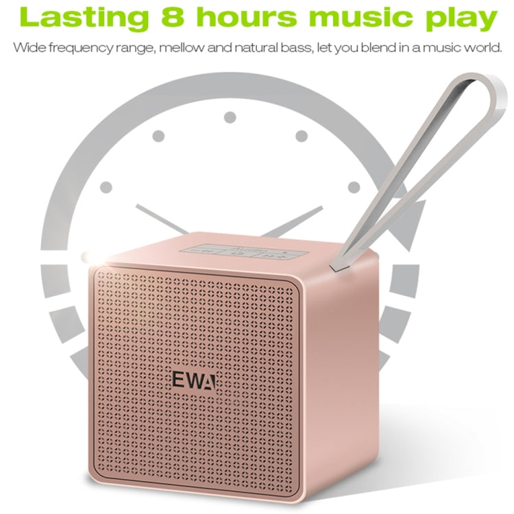 EWA A105 High Hidelity Bluetooth Speaker, Small Size High  Power Bass, TWS Bluetooth Technology Support TF(Rose Gold) - free shipping - PMC Jewellery - Order now!