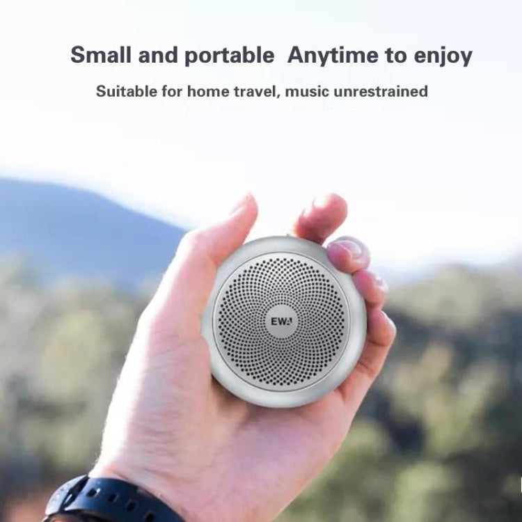 EWA A110mini High Hidelity Bluetooth Speaker Small Size High Power Bass, TWS Bluetooth Technology, Support TF(Silver) - free shipping - PMC Jewellery - Order now!