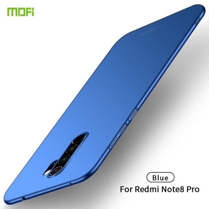 For Xiaomi RedMi Note8 Pro MOFI Frosted PC Ultra-thin Hard Case(Blue) - Xiaomi Cases by MOFI | Online Shopping South Africa | PMC Jewellery