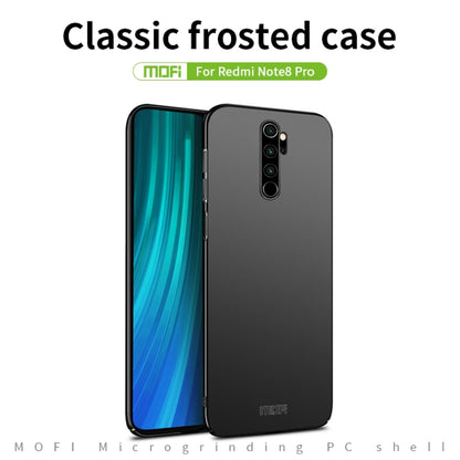 For Xiaomi RedMi Note8 Pro MOFI Frosted PC Ultra-thin Hard Case(Blue) - Xiaomi Cases by MOFI | Online Shopping South Africa | PMC Jewellery