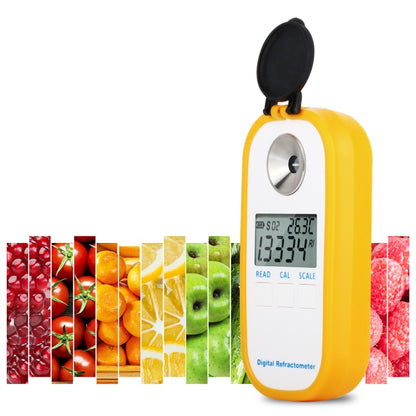 DR103 Digital Refractometer LCD Display Brxi Fruit Juice Sugar Meter Refractometer For Dextran Fructose Glucose Lactose Maltose - Digital Refractometer by PMC Jewellery | Online Shopping South Africa | PMC Jewellery | Buy Now Pay Later Mobicred