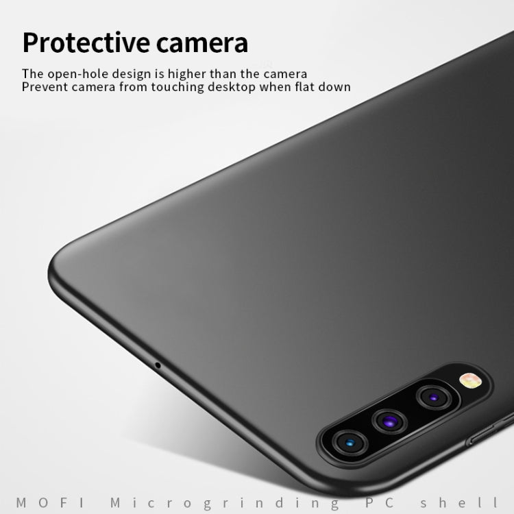 For Galaxy A50 MOFI Frosted PC Ultra-thin Hard Case(Black) - Galaxy Phone Cases by MOFI | Online Shopping South Africa | PMC Jewellery