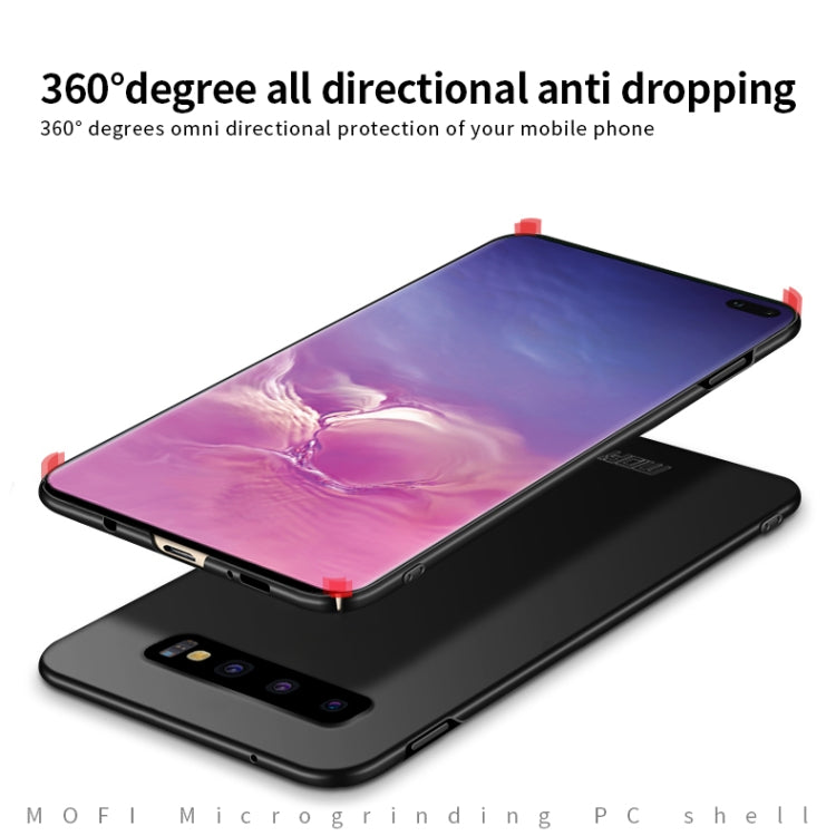 For Galaxy S10 MOFI Frosted PC Ultra-thin Hard Case(Black) - Galaxy Phone Cases by MOFI | Online Shopping South Africa | PMC TechLife