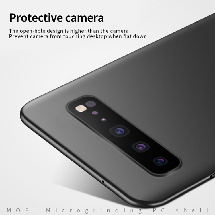For Galaxy S10 5G MOFI Frosted PC Ultra-thin Hard Case(Black) - Galaxy Phone Cases by MOFI | Online Shopping South Africa | PMC TechLife